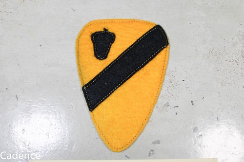 US WW2 Era 1st Cavalry Division Wool Felt Patch 87th Infantry? Acorn Small B743 - Picture 2 of 4