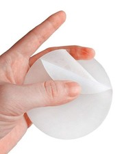 4 Double Sided Sticky Pads 3.15 Inches Round Adhesive Suction Tab Perfect for...