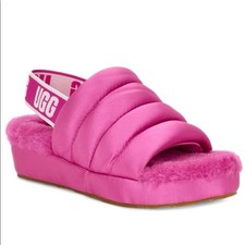 UGG Women's Puff Yeah Slide Fuchsia Sz 7