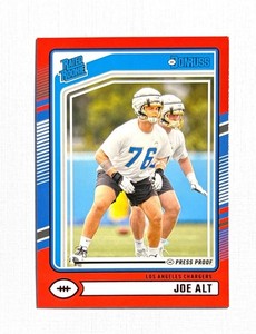 Joe Alt ~ 2024 Panini Donruss ~ Press Proof Red Rated Rookie #320