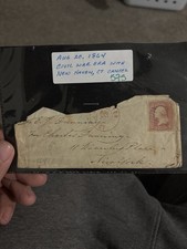 1864 Civil War Letter August 20 To Charles Dunning Of Waverly Place New York 1864 Civil War Letter August 20 To Charles Dunning Of Waverly Place New York
