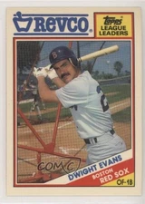 1988 Topps Revco League Leaders Box Sets Dwight Evans #24 0w7