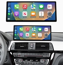2025 Upgraded 12.3" Ultra-Narrow Touchscreen Wireless CarPlay Android Auto Recei