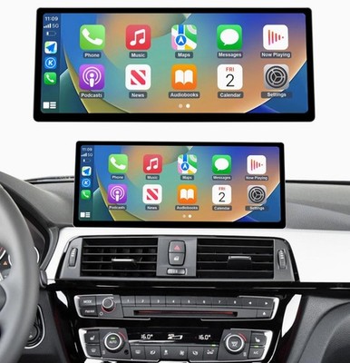 2025 Upgraded 12.3'' Ultra-Narrow Touchscreen Wireless CarPlay Android Auto Recei