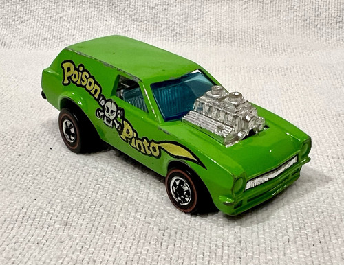 1970’s Hot Wheels Redline Flying Colors Poison Pinto Green - Picture 4 of 8