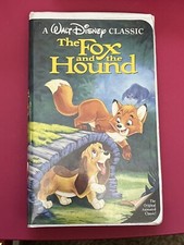 The Fox And The Hound Walt Disney Classic VHS Tape 1994 Black Diamond Clamshell
