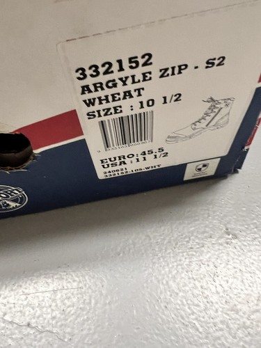 Steel Blue Argyle -S2 Zip Bump Cap Safety Toe Work Boots 332152 - Picture 4 of 4