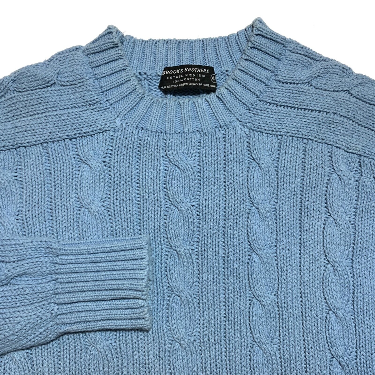Brooks Brothers Vintage 1950-60s Sweater Cable Knit Men's Brooks Brothers Vintage 1950-60s Sweater Cable Knit Men's