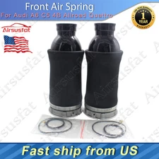 Pair for Audi A6 C5 4B Allroad Quattro Front Left+Right Air Spring Bags 01-05 US