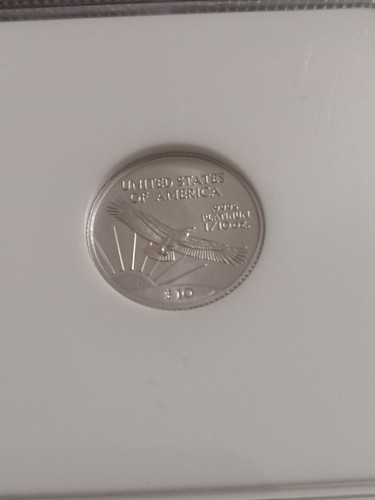 2003 $10 Platinum Eagle coin 1/10 oz MS70 NGC BETTER DATE LOW PRICE!! - Picture 6 of 6
