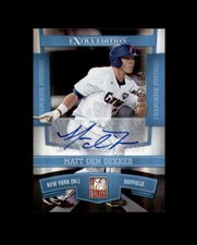 Matt Den Dekker 2010 Donruss Elite Extra Edition Franchise Futures Autograph Met