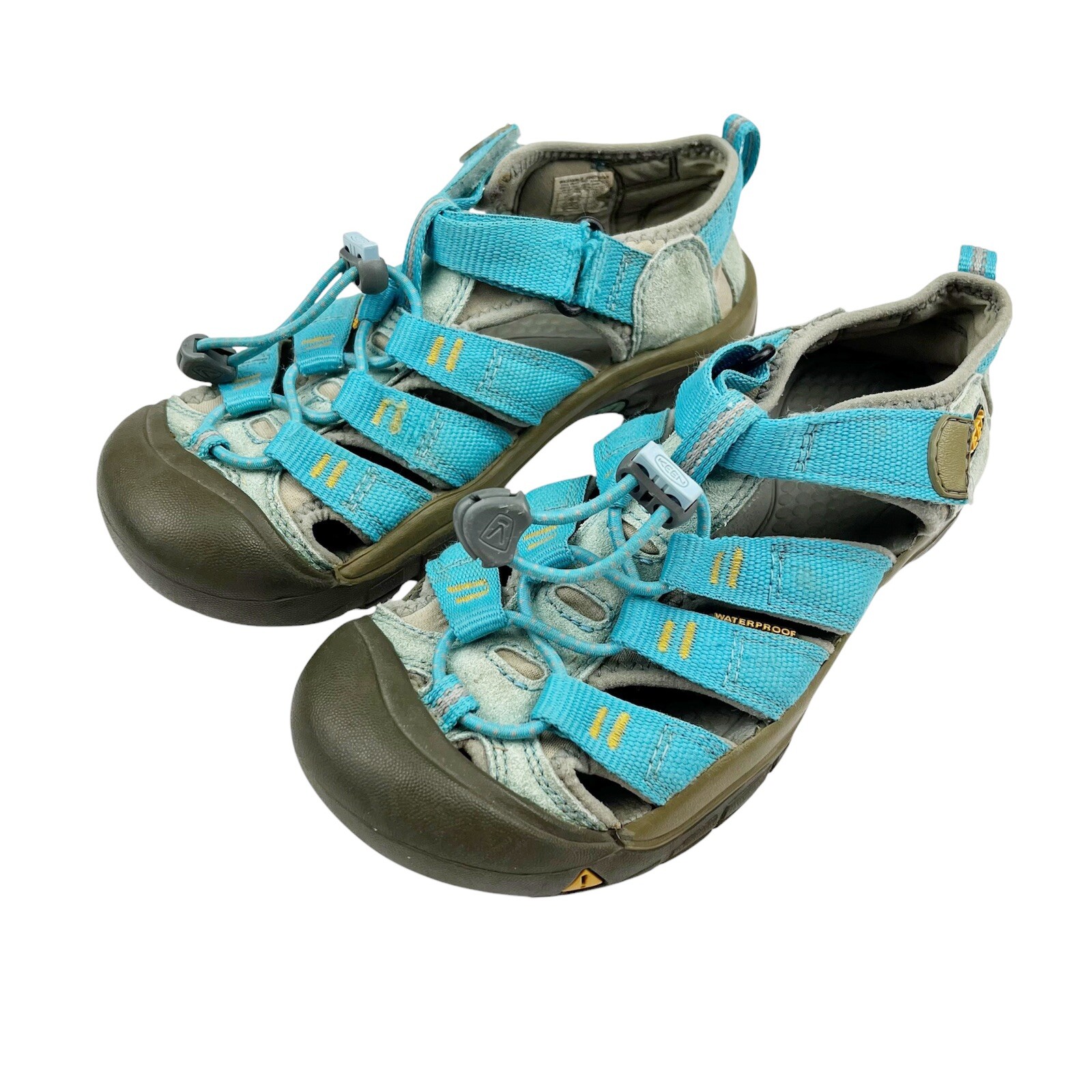 Scarpe da acqua Keen Newport H2 giovani taglia 2 sandali impermeabili blu acqua USA