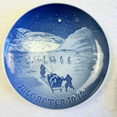 7 Bing & Grondahl B&G Christmas Plates Copenhagen Denmark 1968 69