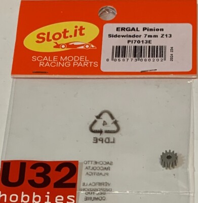 Slot.it PI7013E Zahnrad 13D Durchmesser 7mm ergal Sidewinder