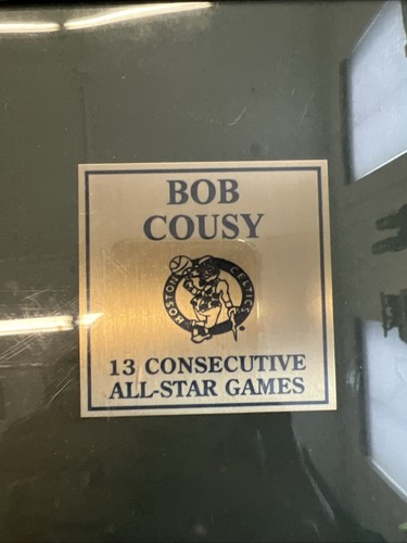Bob Cousy #14 Signed and Framed 13 Consecutive All-Star Games - Picture 4 of 17