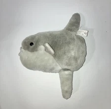 K&M International Plush Stuffed Mola Mola Sunfish Puppet 10” Toy