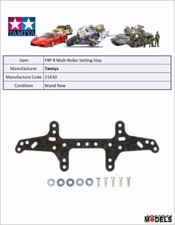 Mini 4wd FRP REAR MULTI ROLLER SETTING STAY - Granchio Tamiya 15430 New Nuovo