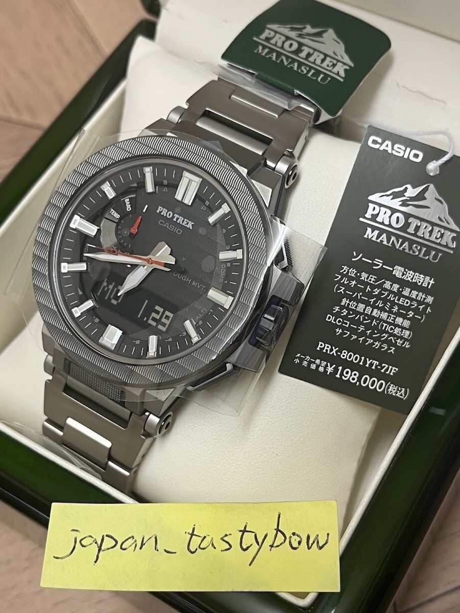 CASIO Watch PROTREK MANASLU Radio Solar PRX-8001YT-7JF Men's CASIO Watch PROTREK MANASLU Radio Solar PRX-8001YT-7JF Men's