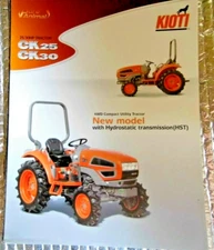 Factory Dealership Spec Brochure Kioti Tractor CK25 & CK30 FREE SHIPPING