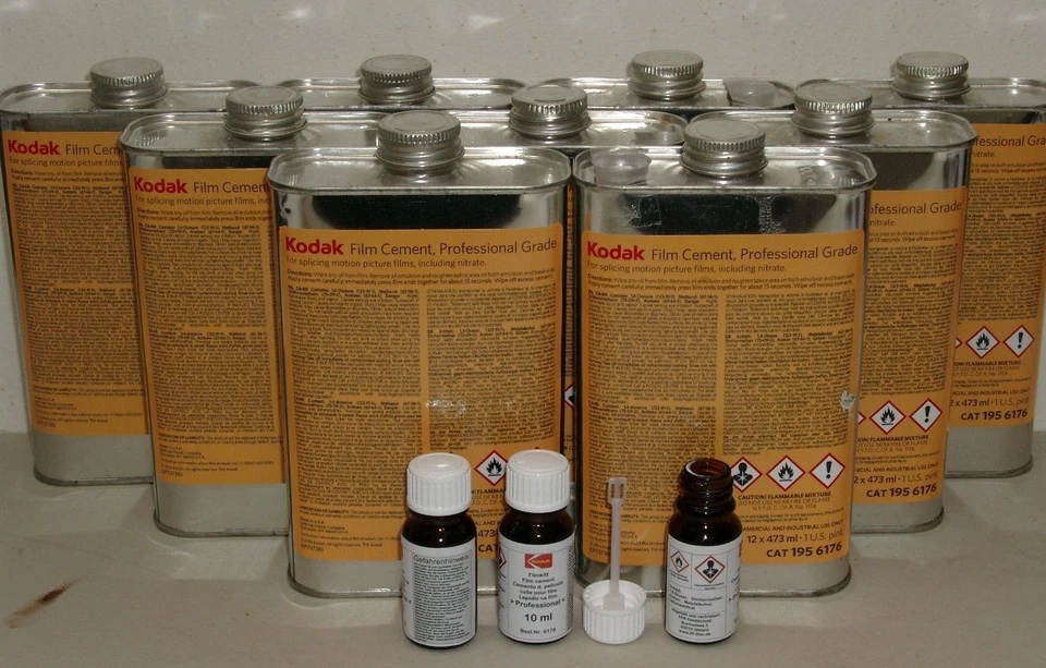 10ml KODAK FILMKITT FILMZEMENT FILMKLEBER Film Kit Nasskleber Nass Kleber