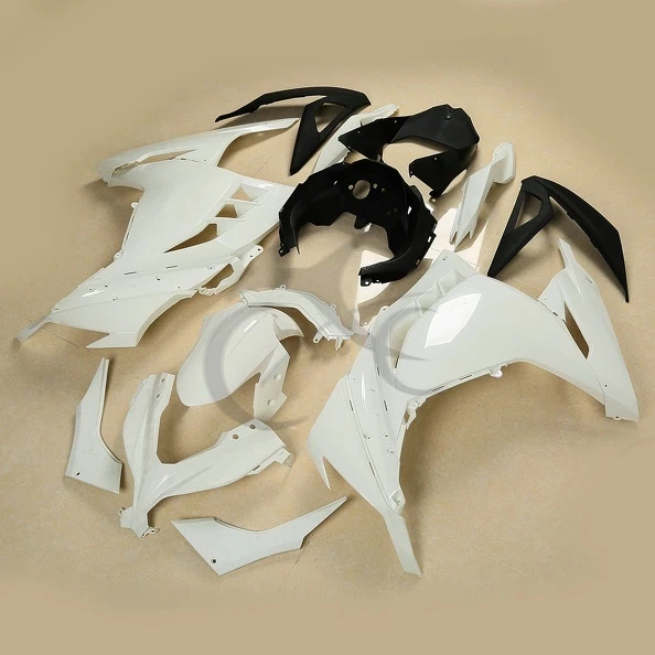 Unpainted ABS Injection Fairing Body Kit For Kawasaki Ninja 300 13-17 14 15 16 - Image 3 of 4
