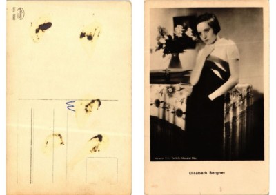Old postcard AK Elisabeth Bergner FILM STAR (558740)