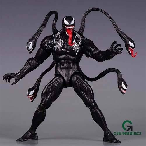 US Ship Multi-Head Venom 2 PVC Figure Statue Venom Movie Model Toy 7 Inch In Box - Picture 7 of 11