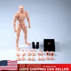 US Romankey X COWL 1:12 Yellow Flexible Jointed 6" Male Action Figure Head Body