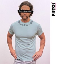 Pistol Boutique Men's Crew Neck LOVE WILL TEAR US APART Quote Fashion T-shirt