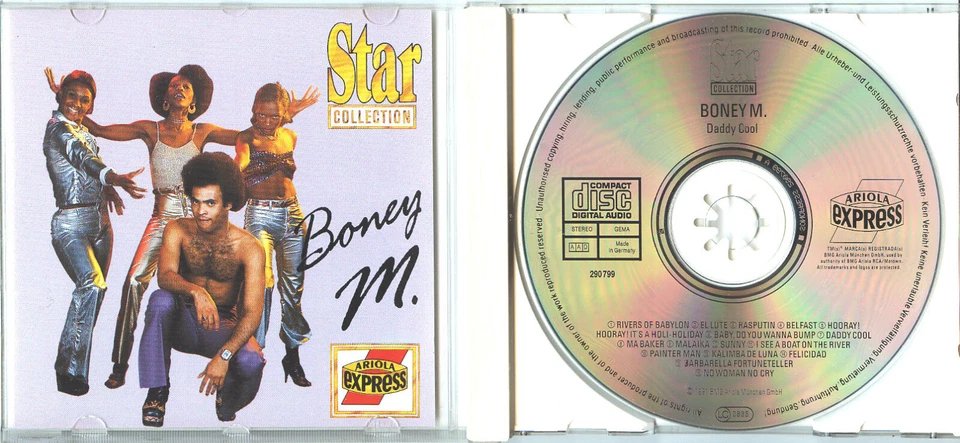 BONEY M Daddy Cool Star Collection 1991 GERMANY CD wie NEU MINT oop FRANK FARIAN - Bild 1 von 1