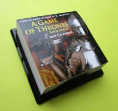Game Of Thrones Book Series 2019 Desk Calendar Boxed New