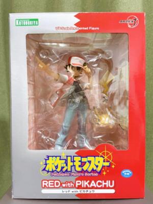 ポケットモンスター RED with PIKACHU フィギュア KOTOBUKIYA Pokemon Series Red with Pikachu ARTFX J 1/8 Scale