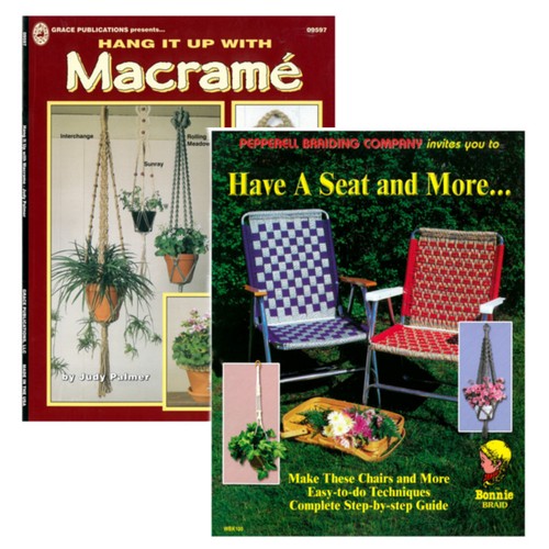 Details About Macrame Books Hang It Up Have A Seat Diy Beginner Help Knotting Weaving