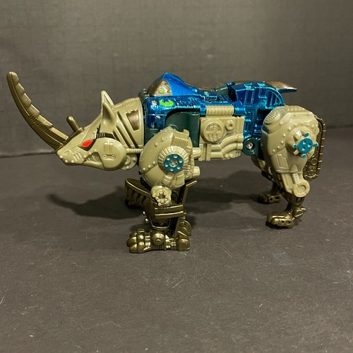 RHINOX TransMetal Deluxe * Figure BEAST Transformers VTG 1998 100% COMPLETE blue - Picture 2 of 8