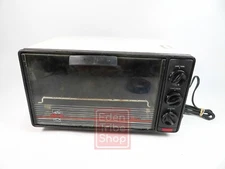 Vintage Delonghi 1500W Toaster Oven Bake Broil White Black Italy XU22ST - TESTED