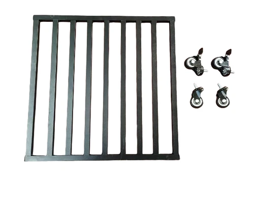 Aluminum Square Plant Dolly Stand Rolling 4 Wheels Caddy Holder Patio Pot Black - Picture 44 of 46