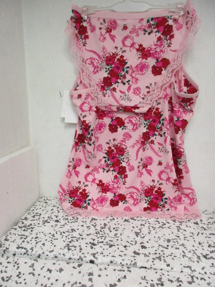 Jessica Simpson Juego Cami 2 Piezas Rosa Estampado Floral Talla Mediana ¡Nuevo!!!! Foto 2 de 2