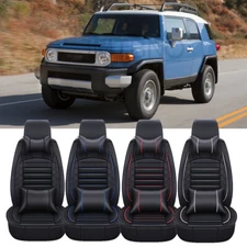 For Toyota FJ Cruiser 2007-2014 Car Seat Covers Front + Rear Full Set Cushion