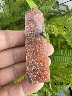 Flashy! Arusha Lattice Sunstone Tower Top Quality 56g