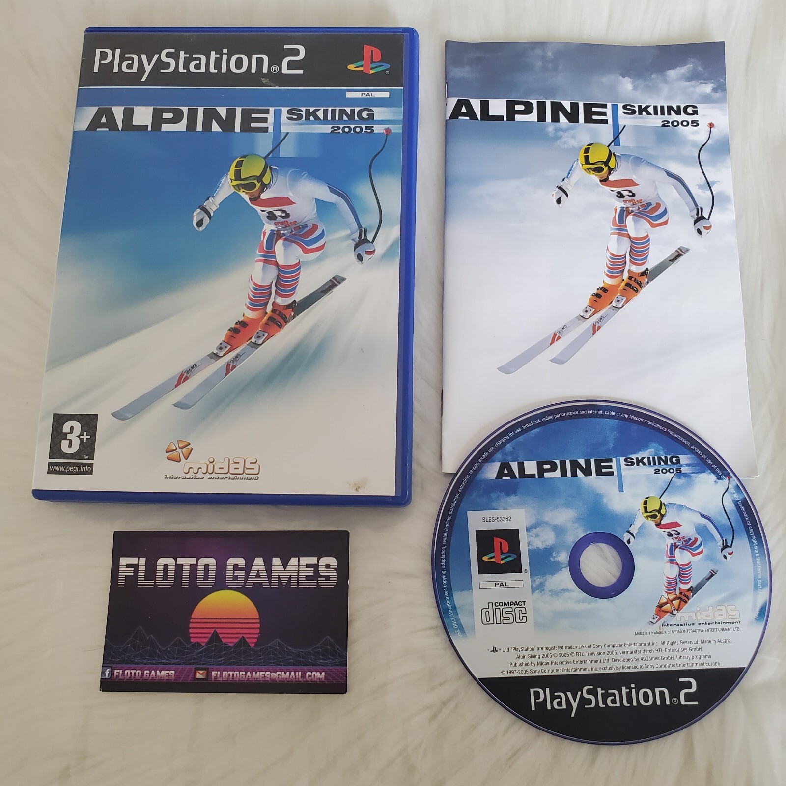 Jeu Alpine Skiing 2005 pour PS2 Complet CIB PAL FR - Floto Games