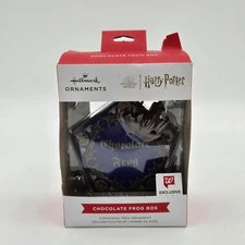 NEW 2024 Hallmark Harry Potter CHOCOLATE FROG BOX Christmas Ornament