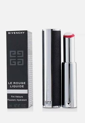 Givenchy Le Rouge Liquide Lipstick, #411 Framboise Charmeuse, NEW IN BOX