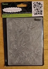 ✨ NEW ✨2013 DARICE 1218-33 FALL LEAVES SWIRL EMBOSSING ESSENTIALS FOLDER 