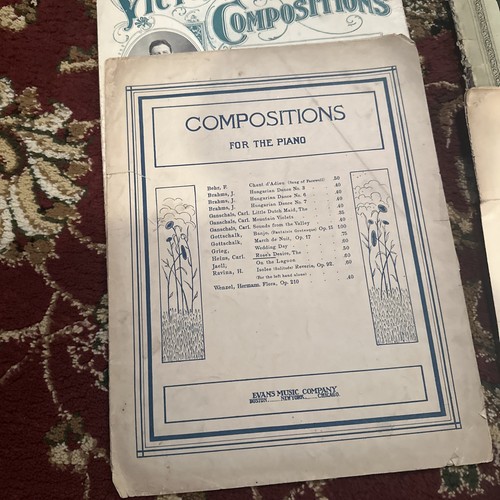 Lot de 15 partitions / livres anciens pour piano - Photo 10/16