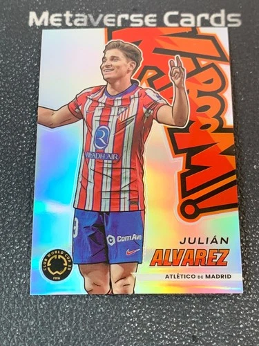 2025 Panini Prizm Club World Cup Kaboom! Silver #2 Julian Alvarez RARE SP B