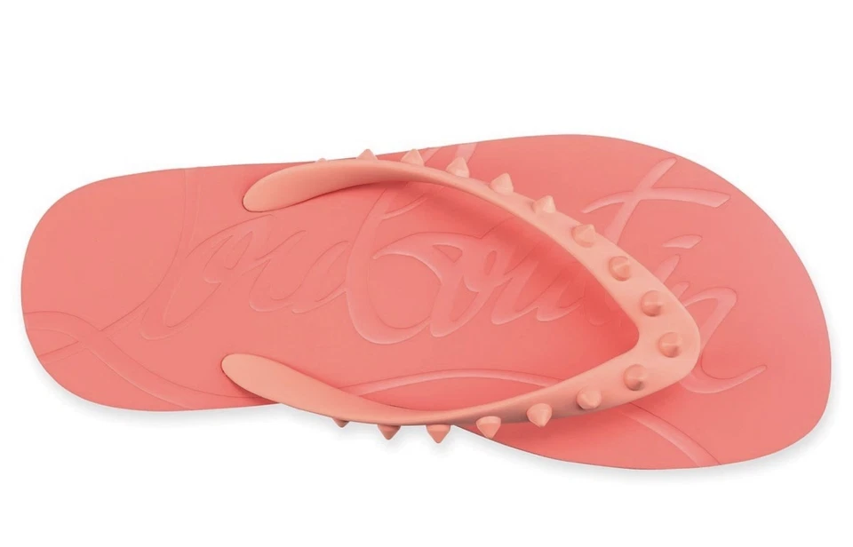 Chanclas CHRISTIAN LOUBOUTIN Loubi Donna Color Opereta Talla 37/6.5 Mujer NUEVAS Foto 4 de 4