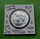 1923 P Peace Silver Dollar CHOICE GEM Brilliant Ultra Rare BU Grade Silver Coin