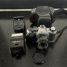 Canon AE-1 program Film Camera With 50mm Canon Lens Haven t Tested Yet