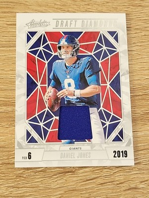 2024 Panini Absolute - Draft Diamonds Jersey Daniel Jones #DDJ-DJS (MEM)