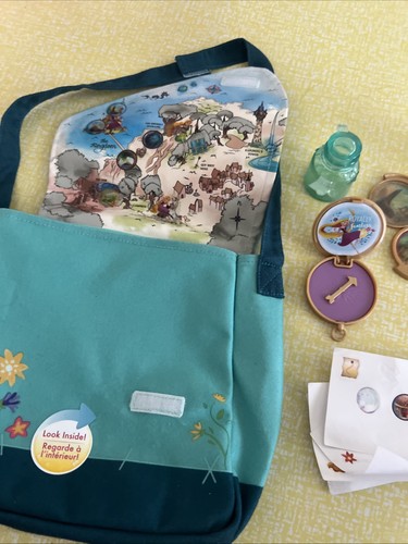 Girls Disney Purse Tangled Rapunzel With Adventure Treasure Map Spyglass Compass - Picture 4 of 8